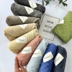 شال لینن کنفی ۴ طرف ریشه 20641